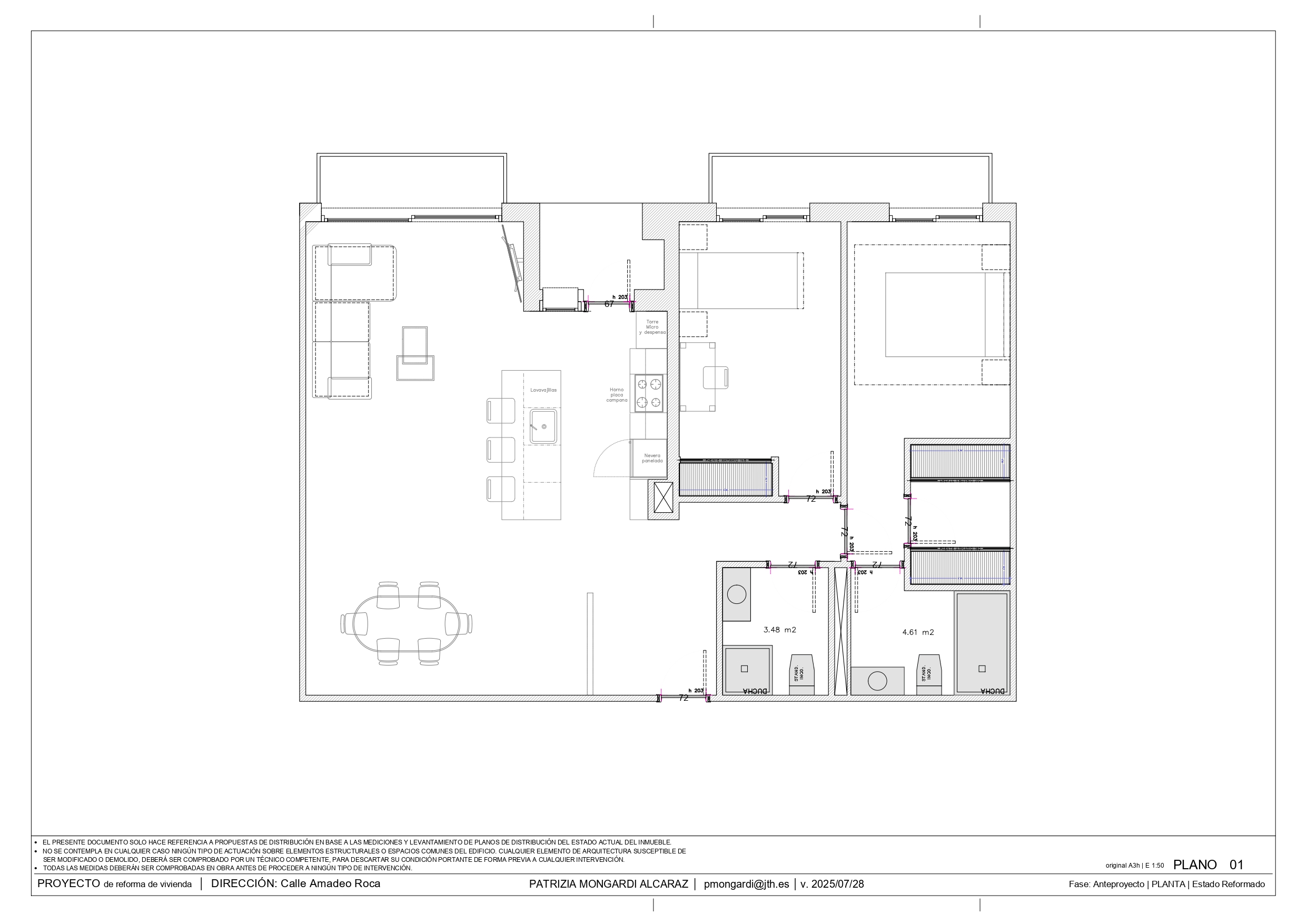 Plano de la vivienda